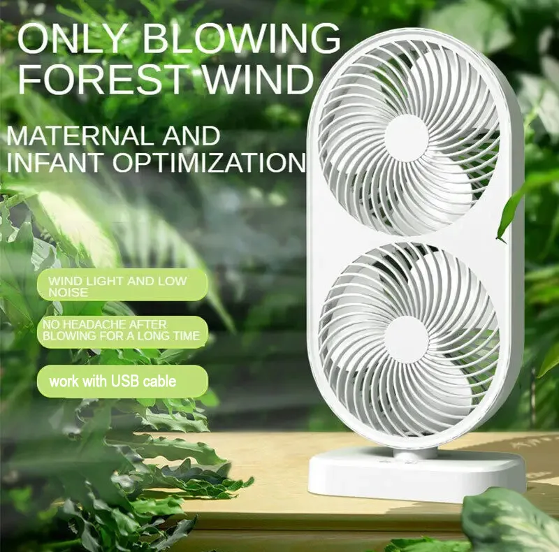 پنکه رومیزی طرح Double Fan
