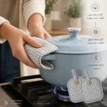 ست دم‌کنی 5 تکه الیزاسوینگ مدل کلاسیک پنبه کد 05_cotton