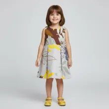 سارافون دخترانه مدل Bro.Flo کد S7