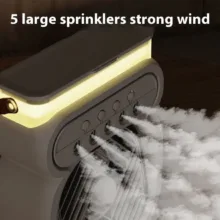پنکه رومیزی مدل FAN HUMIDIFIER ظرفیت 2600 میلی آمپر ساعت
