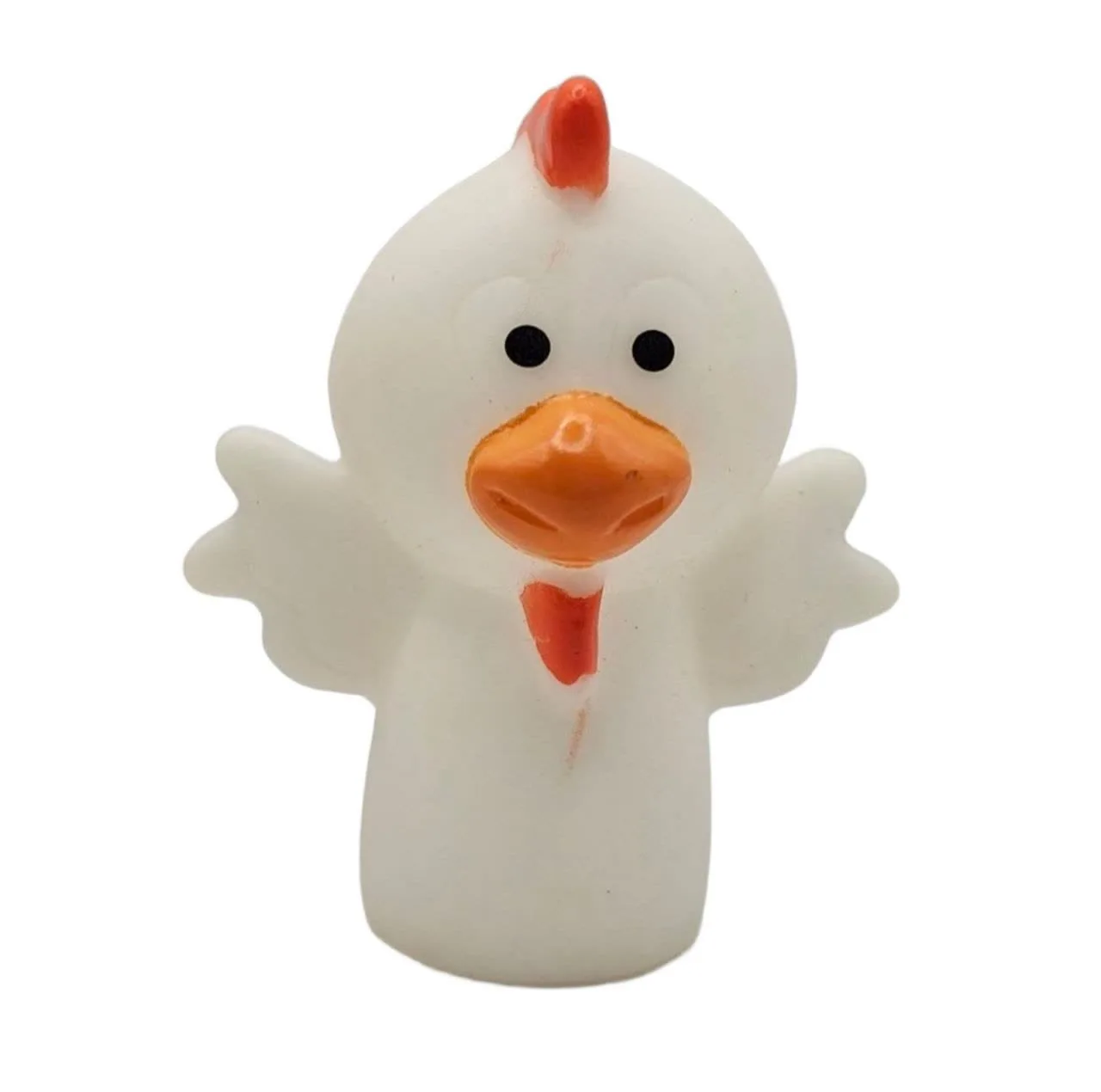عروسک انگشتی ناب سل مدل سیلیکونی طرح حیوانات مزرعه بامزه کد FINGER PUPPET NAAB001 مجموعه 5 عددی