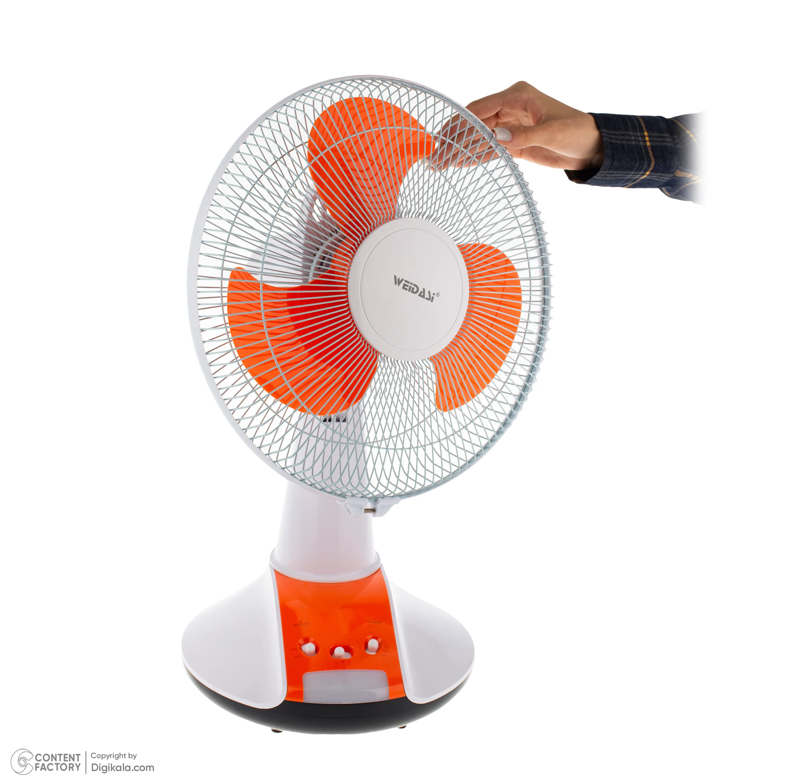 پنکه رومیزی ویداسی مدل WD-247 ظرفیت 4000 میلیآمپر ساعت