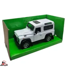 ماکت ماشین بازی ناب سل مدل لندرور دیفندر فلزی طرح ولی کد WELLY 1:24 LAND ROVER DEFENDER JEEP