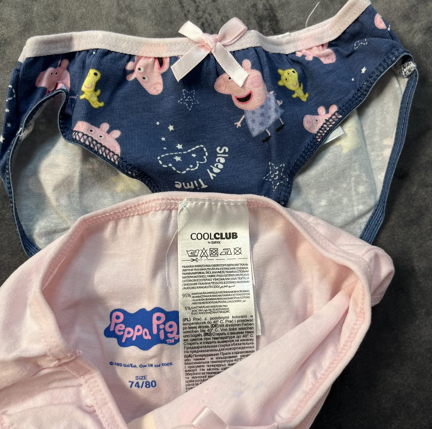 شورت دخترانه کول کلاب مدل peppa2 مجموعه دو عددی