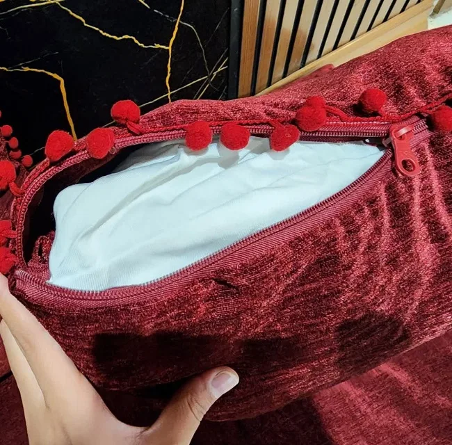 کوسن مخمل سایز بزرگ بسته 1 عددی