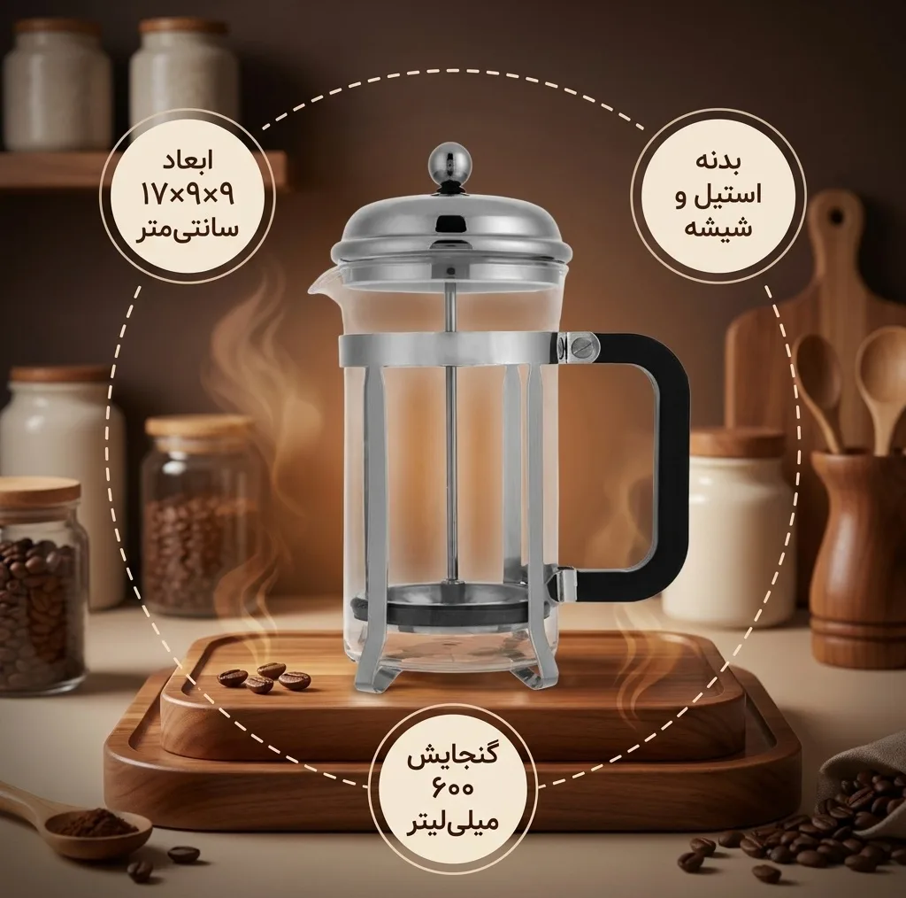 فرنچ پرس مدل HF-600a