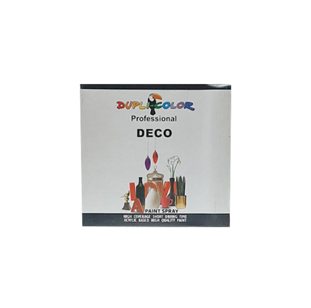 اسپری رنگ کروم نقره ای دوپلی کالر مدل Deco حجم 150 میلی لیتر مجموعه 6 عددی