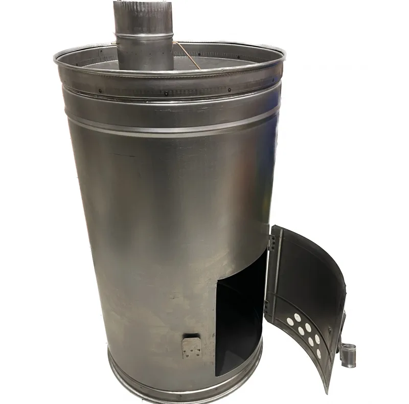 بخاری هیزمی مدل گرد 70cm