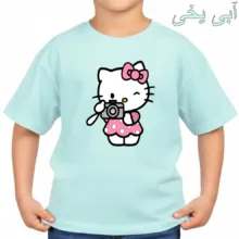 تی‌شرت آستین کوتاه بچگانه مدل کیتی کد v4