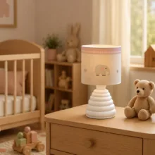 آباژور کودک مامز کیوتی مدل فیل صورتی کد AB-58