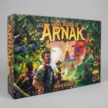 بازی فکری بردگیم Lost ruins of Arnak مدل بردکده، رقابتی، مدیریت منابع، درجه سختی متوسط، 1 تا 4 نفره، 40 تا 60 دقیقه‌