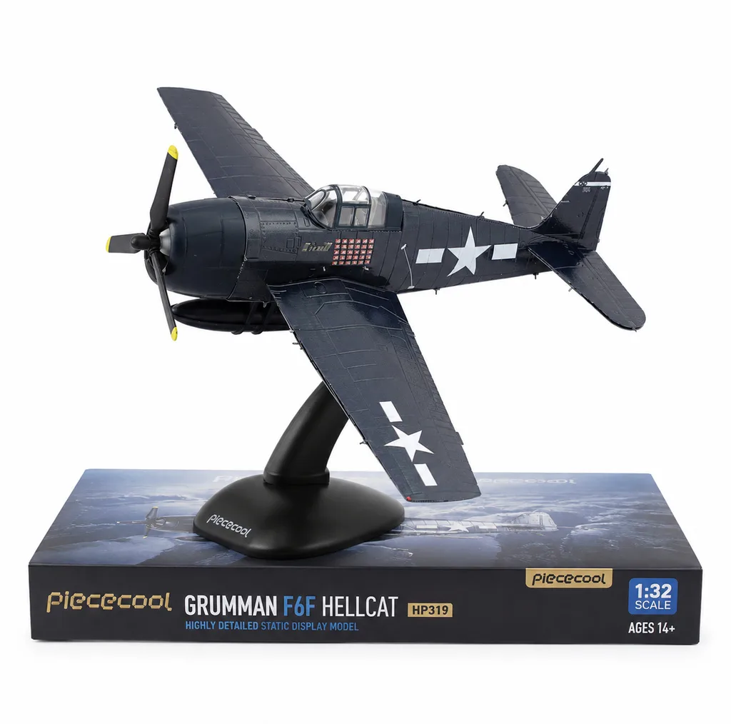ساختنی 30تکه پیسکول مدل Grumman F6F Hellcat