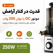 عصاره‌گیر 250 وات بوما مدل BM-990