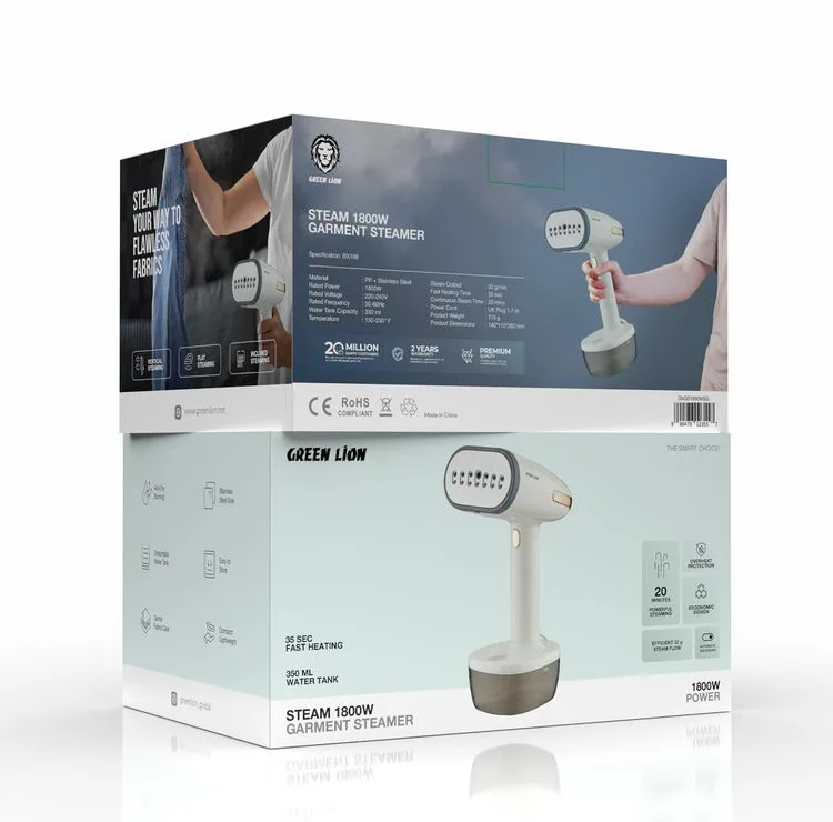 اتو مخزندار 1800 وات گرین لاین مدل Garment Steamer