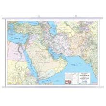 نقشه راهنمای خاورمیانه انتشارات گیتاشناسی نوین کد 1372 A.P