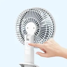 پنکه شارژی مدل Circulation Clamp Fan ظرفیت 1200 میلی آمپر ساعت