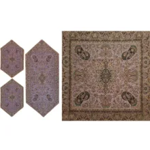 ست 4 تکه رومیزی ترمه کد T23SET28