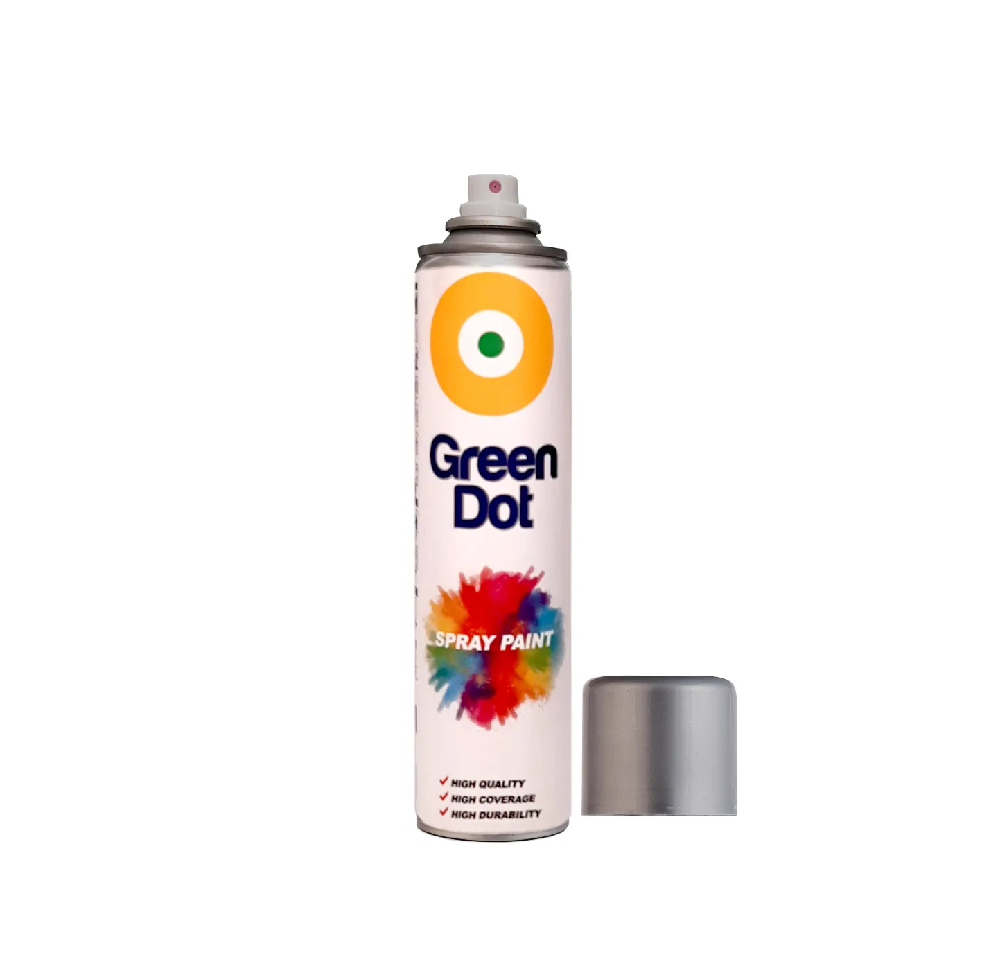 رنگ سفیدمات؛نقره ای؛مشکی براق؛قرمز آتشی؛زرد و کیلر شفاف گرین دات مدلGreen 6 حجم 1600 میلی لیتر