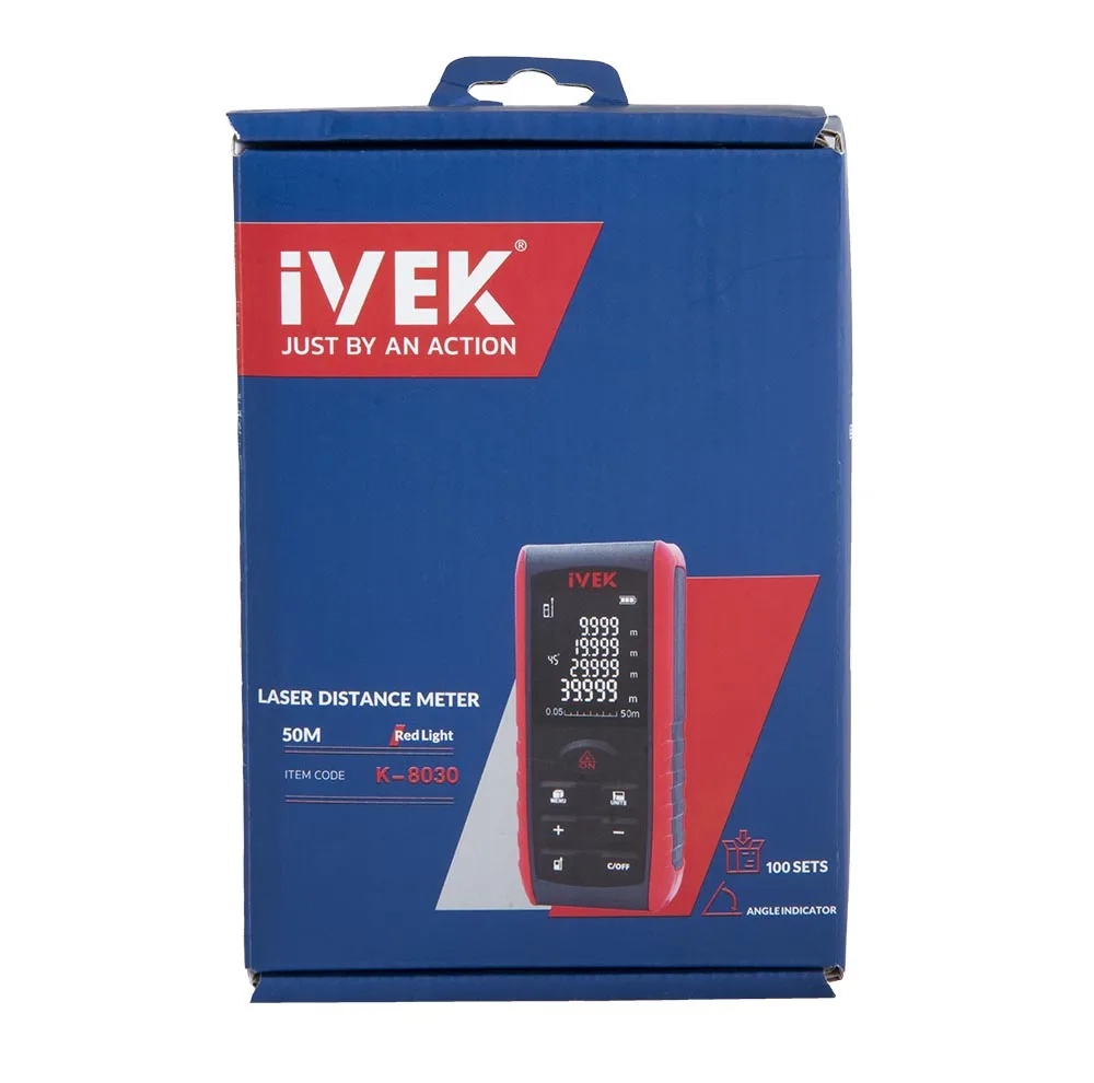 متر لیزری ایوک مدل K-8030 برد 50 متر