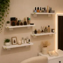 شلف دیواری چوبیکو مدل shelf5015 بسته 4 عددی