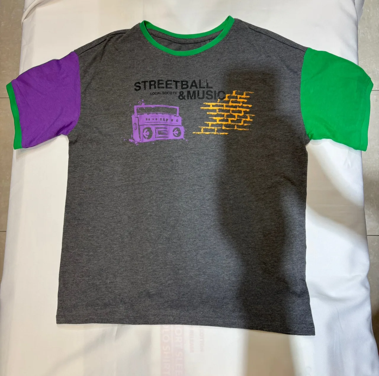 تی‌شرت آستین کوتاه بچگانه سین سی مدل street ball