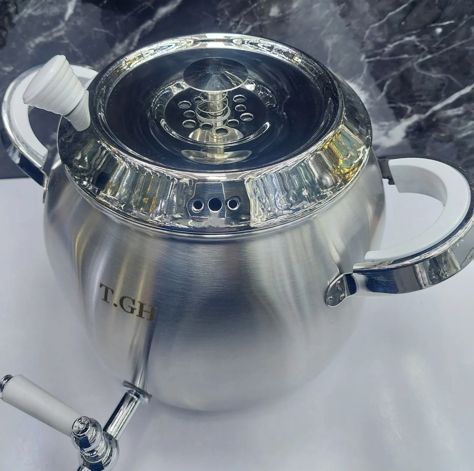 ست کتری و قوری تی جی اچ مدل برسام کف چدن