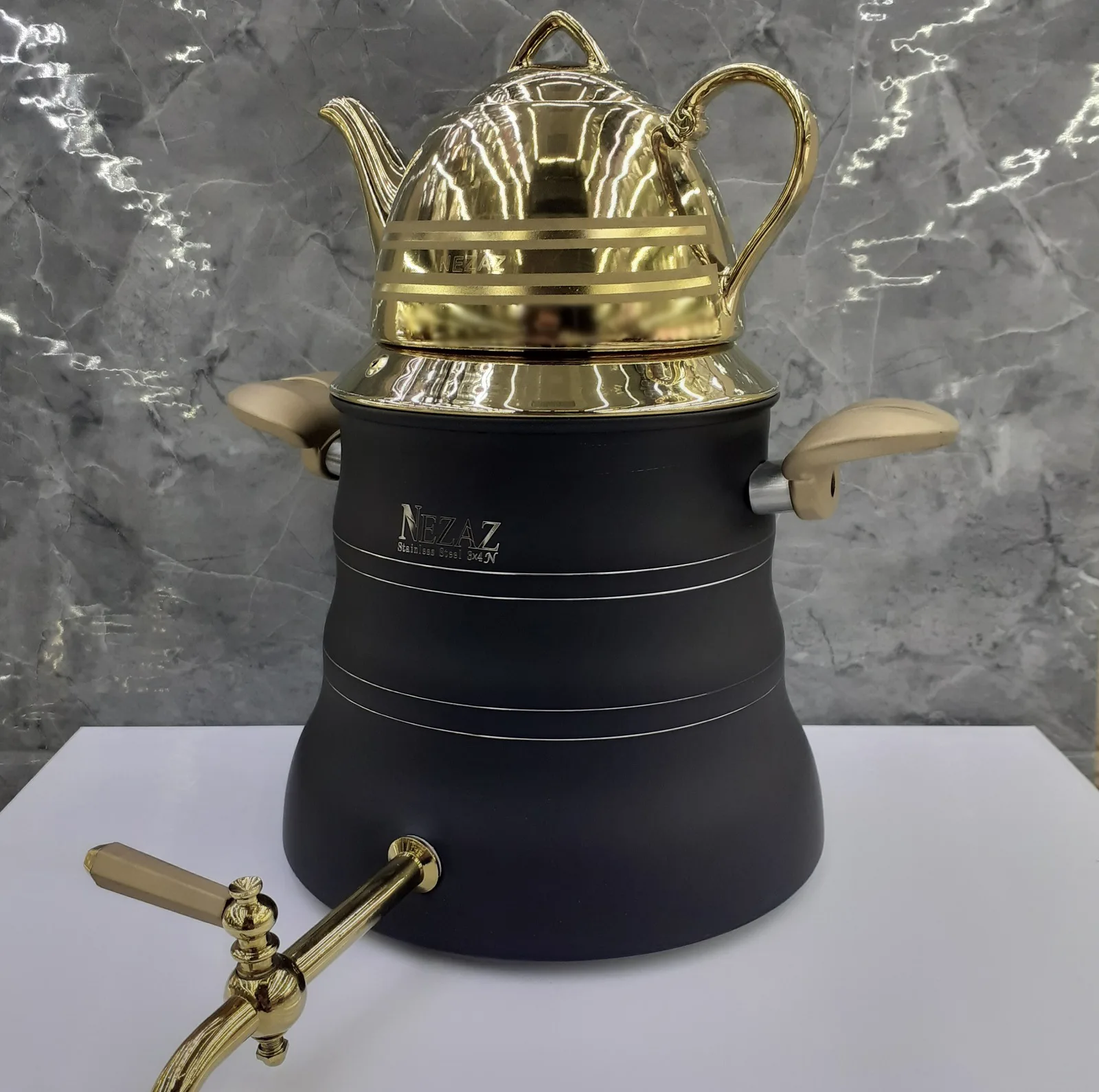 ست کتری و قوری نزاز کد 3026