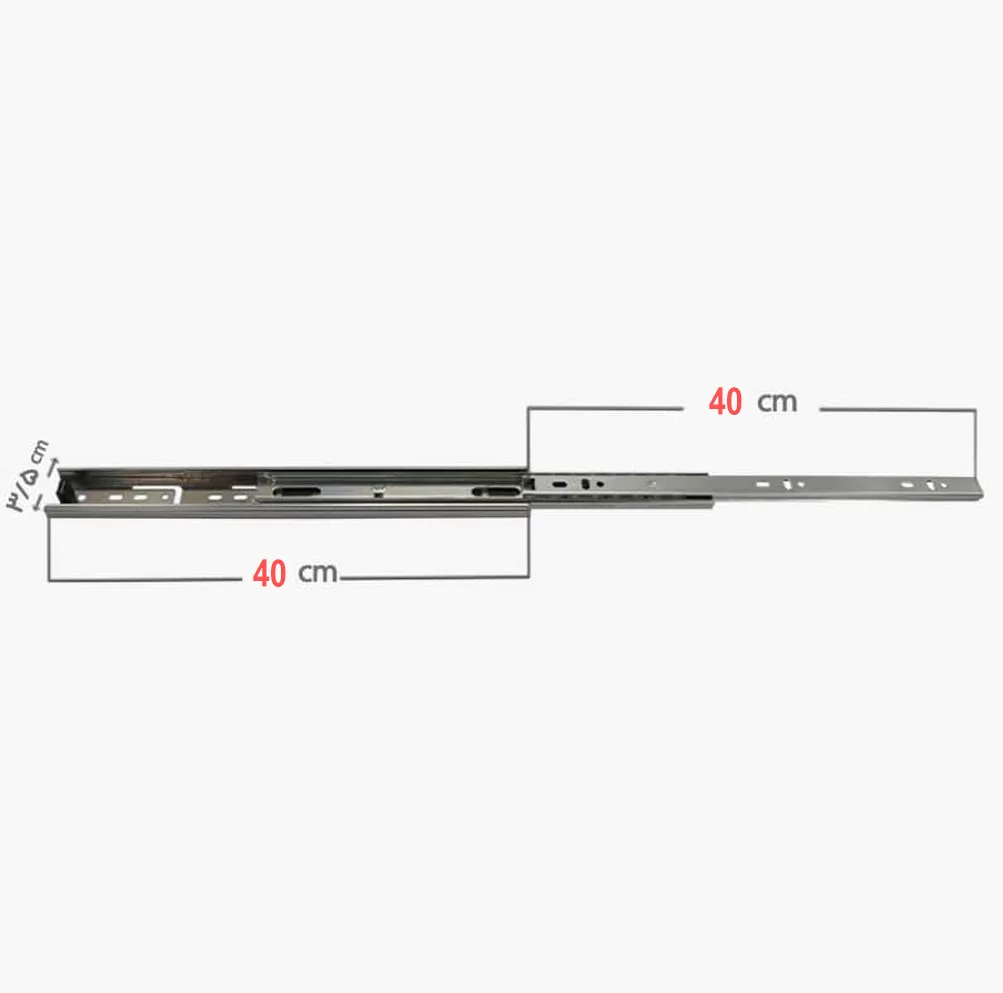 ریل ساچمه ای کشو امیت مدل E-40 بسته 6 عددی