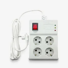 چندراهی برق و محافظ ولتاژ پارت الکتریک مدل PE894-3