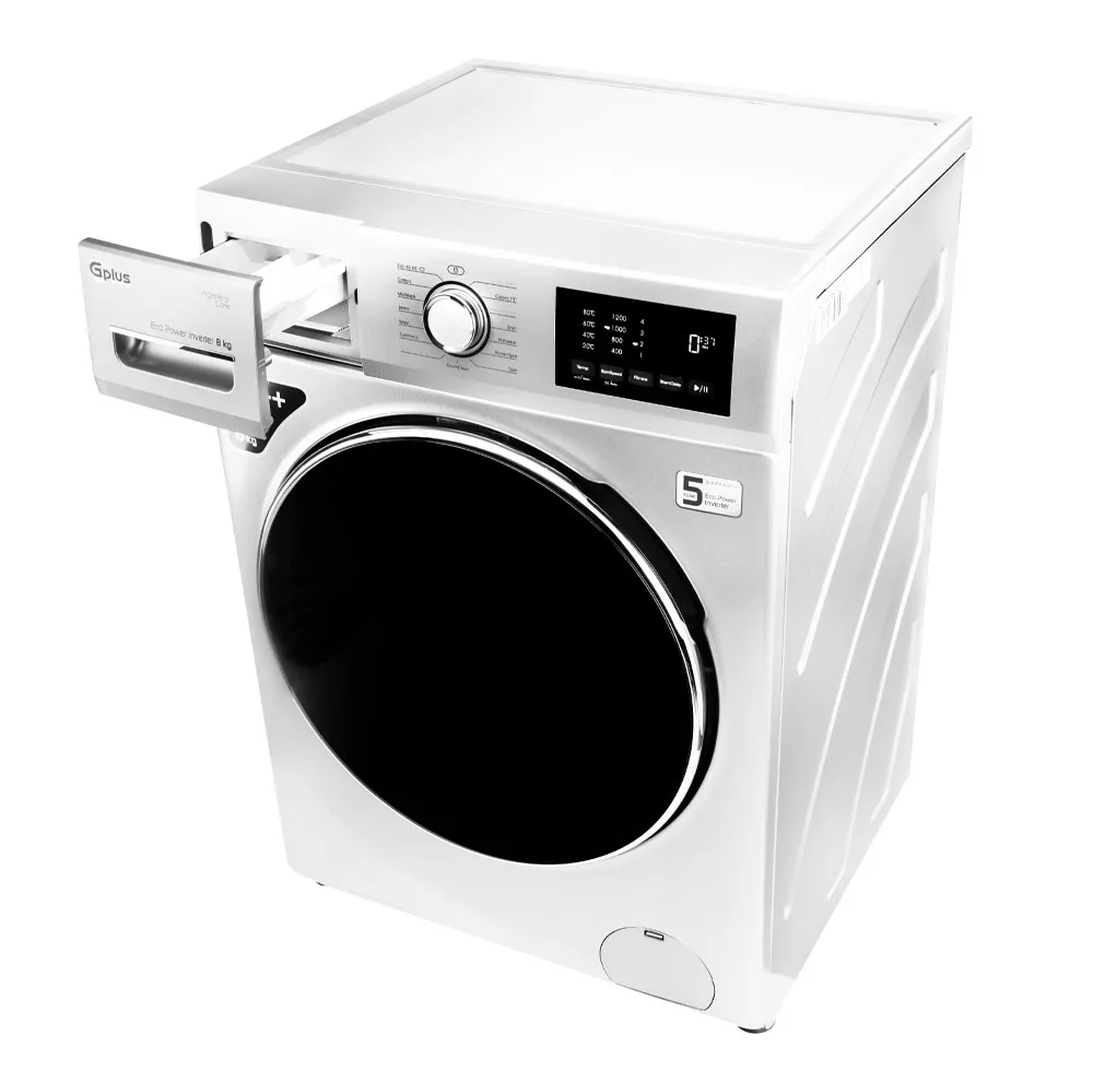 ماشین لباسشویی 8 کیلوگرم اتوماتیک جی پلاس مدل GWM-M822T
