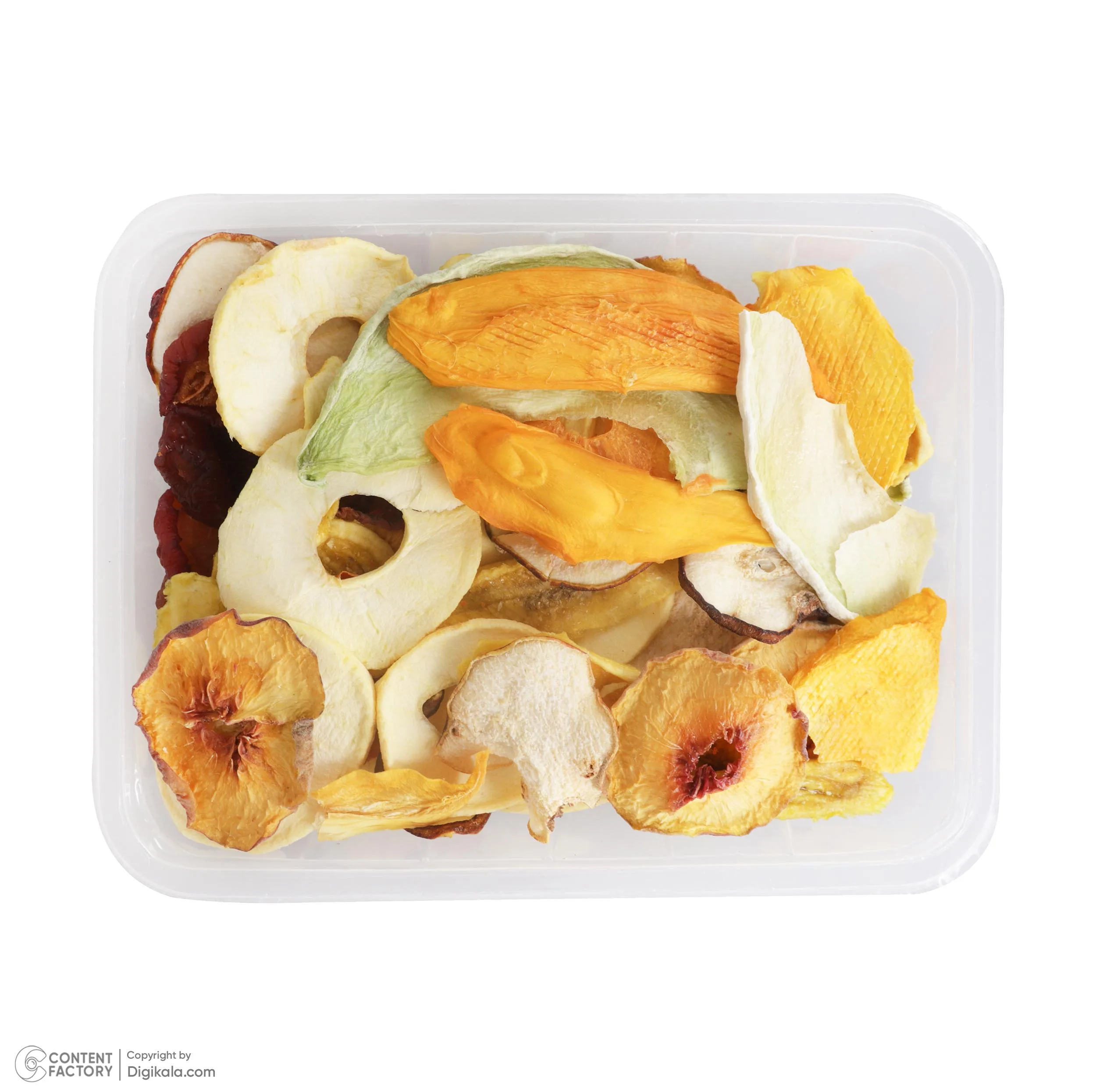 آجیل مخلوط شب یلدا اکبر راستگو - 700 گرم به همراه میوه خشک اکبر راستگو - 250 گرم و زردآلو خشک اکبر راستگو - 500 گرم