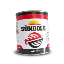 رنگ روغنی براق سفید سان گلد کد 100 وزن 1 کیلوگرم مناسب برای سطوح فلزی و چوبی
