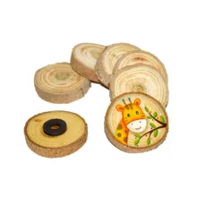 اسلایس چوبی  مدل برش چوب کالباسی مجموعه 6 عددی