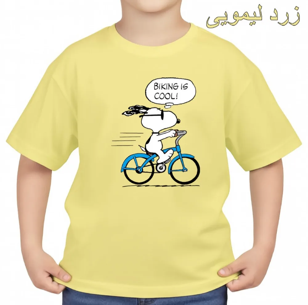 تی‌شرت آستین کوتاه بچگانه مدل اسنوپی کد v13
