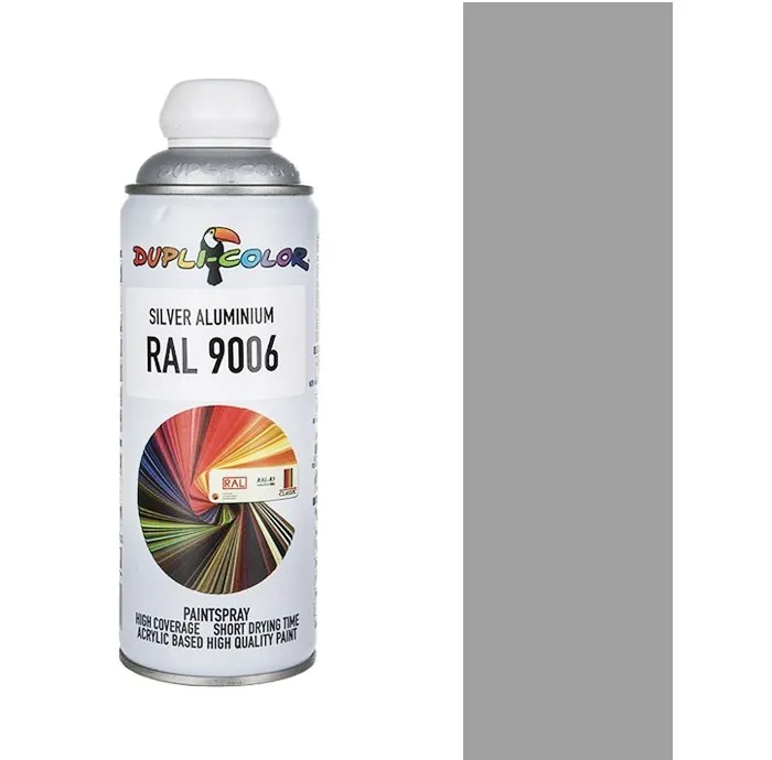 اسپری رنگ نقره ای مات دوپلی کالر مدل Aluminium 9006 حجم 400 میلی لیتر
