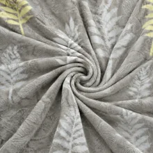 پتو مسافرتی 1 نفره طرح لیزری مدل سرخس رنگی سایز 160×220 سانتی‌متر