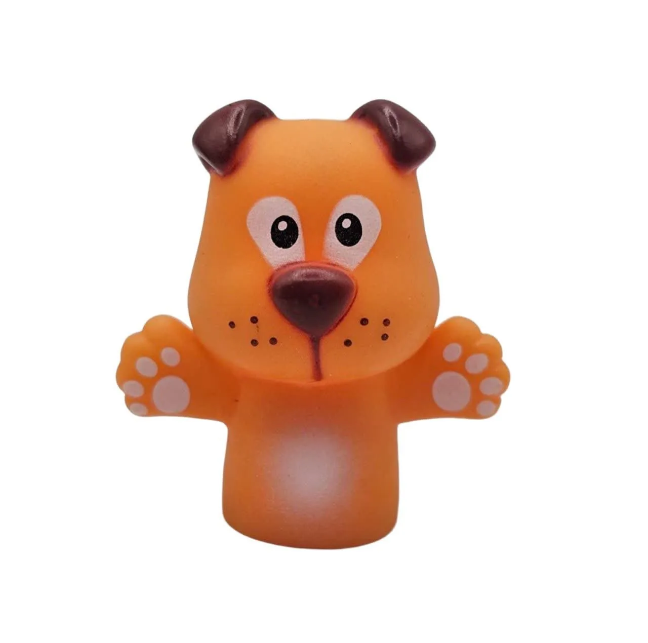 عروسک انگشتی ناب سل مدل سیلیکونی طرح حیوانات مزرعه بامزه کد FINGER PUPPET NAAB001 مجموعه 5 عددی