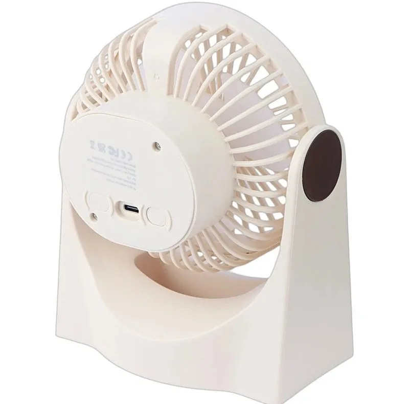 پنکه شارژی multi fan مدل رینگ لایت دار ظرفیت 1800 میلی آمپر ساعت