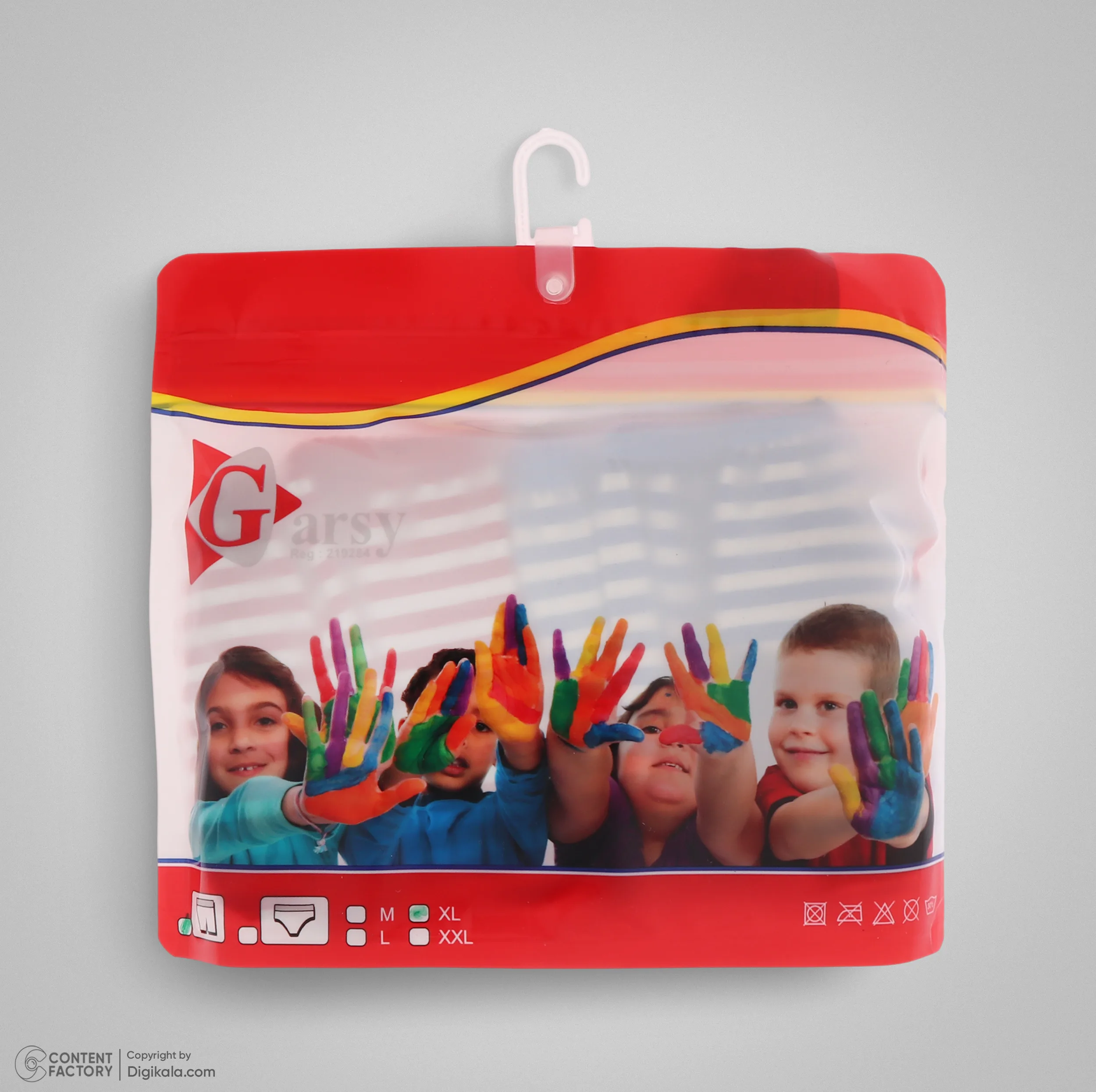 شورت دخترانه پا دار گارسی مدل lm110 مجموعه 2 عددی