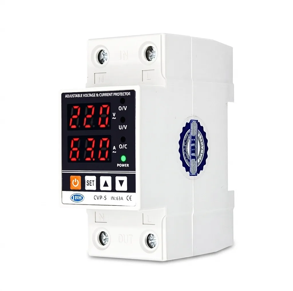 محافظ ولتاژ 63 آمپر جی بی اچ مدل CVP-S63