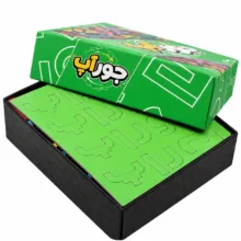 بازی فکری رقابتی مدل جورآپ چارپایه، برای 2 تا 5 بازیکن، با زمان بازی کمتر از 30 دقیقه، درجه سختی آسان و تاکتیک جمع‌آوری امتیاز