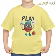 تی‌شرت آستین کوتاه بچگانه مدل بسکتبالیست کد p1
