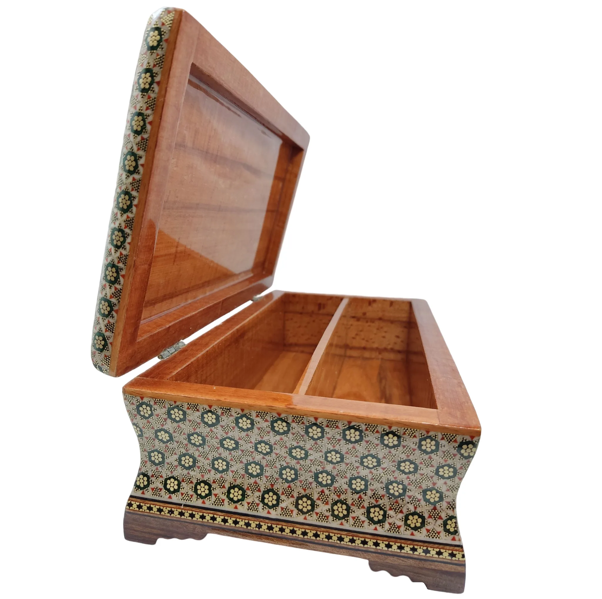 ست جعبه دستمال کاغذی و جعبه قاشق و چنگال خاتم کاری کد 01