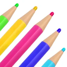 مداد رنگی 12 رنگ ام اند جی مدل اتودی به همراه جامدادی