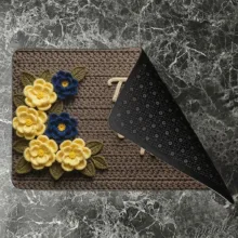 پادری مدل رویه مخمل طرح ترک کد 2503 مناسب برای فضای داخلی مجموعه دو عددی