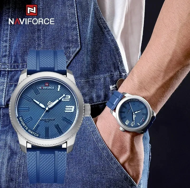 ساعت مچی عقربهای مردانه نیوی فورس مدل NF9202SWBE