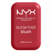 رژ گونه نیکس مدل Buttermelt با شماره رنگ 10، جلوه مات، پیگمنت بالا، ماندگاری 12 ساعت