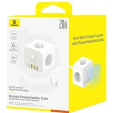 چندراهی برق بیسوس مدل PowerCombo Cube
