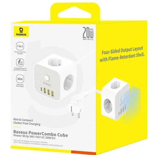 چندراهی برق بیسوس مدل PowerCombo Cube