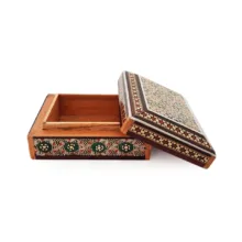 جعبه جواهرات خاتم کاری مدل رویال کد 01